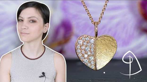 Video Ciondolo con impronta digitale e diamanti e altri gioielli en français