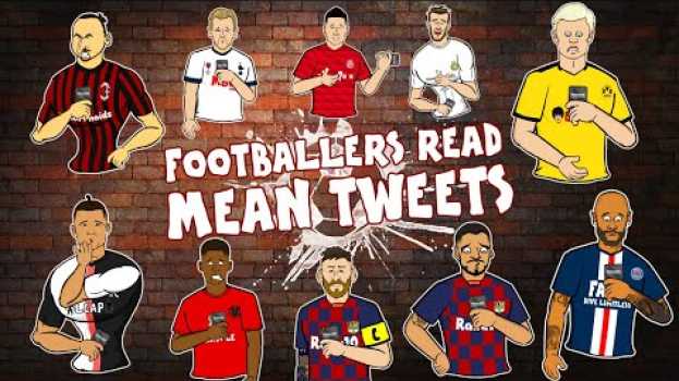 Видео 😥Footballers Read Mean Tweets😥 Ronaldo Zlatan Messi Neymar & more! Frontmen Season 1.9 на русском