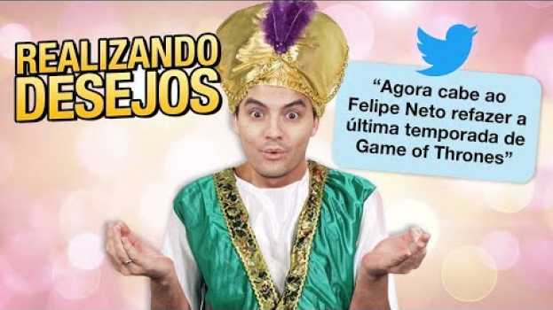 Video REALIZANDO DESEJOS DOS FÃS - Cabe ao Felipe Neto... [+10] in English
