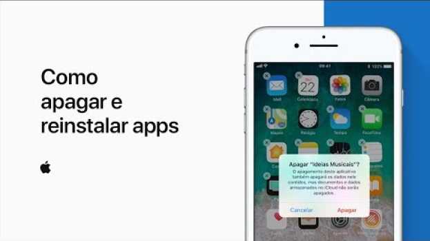 Video Como apagar e reinstalar apps – Suporte da Apple in Deutsch