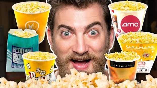 Video Which Movie Theater Makes The Best Popcorn? Taste Test em Portuguese