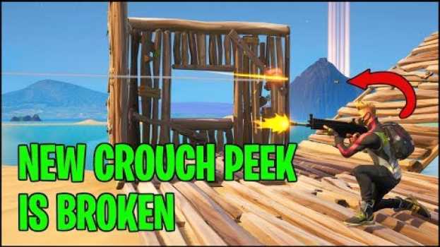 Video This New Crouch Peek is Almost Cheating! (Fortnite Tips and Tricks) na Polish