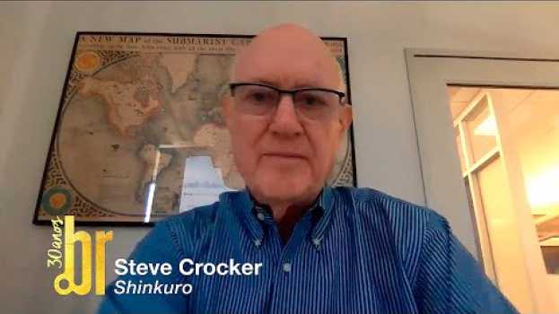 Видео [30 anos do .br] Mensagem de Steve Crocker на русском