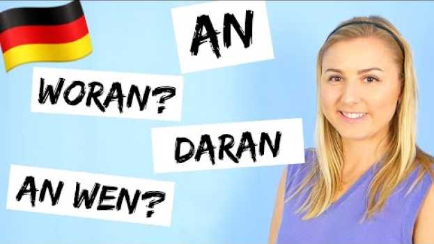 Video Deutsch lernen: Verben mit Präpositionen │ Präpositionalobjekte en Español