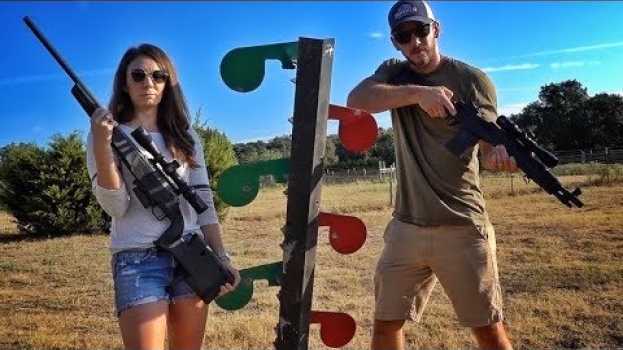 Video Кто лучше стреляет - муж или жена? | Разрушительное ранчо | Перевод Zёбры em Portuguese
