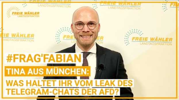 Video #FRAGFABIAN zu den geleakten Telegram-Chats der AfD su italiano