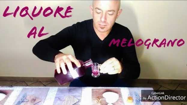 Video Liquore al melograno Fatto in casa Videoricetta in English