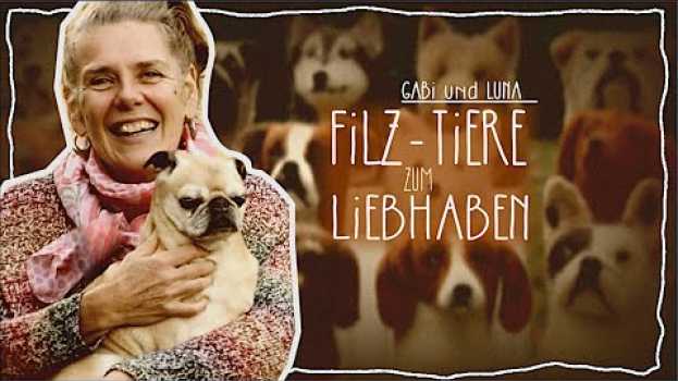 Video Gabi gestaltet Hunde-Porträts aus Filz 🐕🐶🐩 in Deutsch