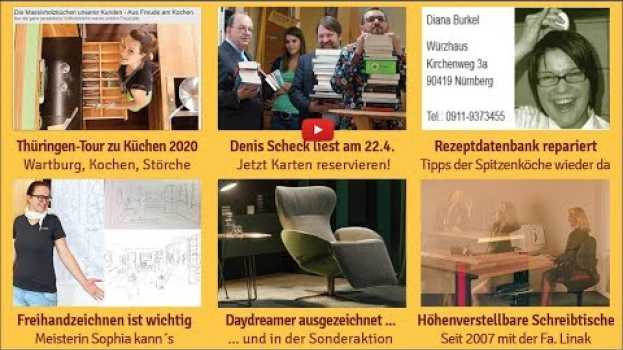 Video NL162: 2020 will be THE year! Thüringer Störche, Freihandzeichnen und Massivholzküchen, en Español