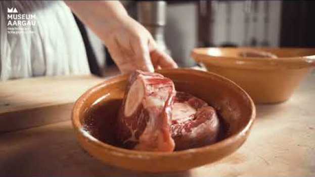 Video Eine Rindszunge zuzubereiten - altes Rezept aus dem 18. Jahrhundert en Español