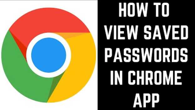 Video How to View Saved Passwords in Chrome App en Español