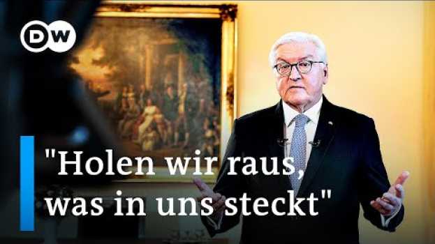Video Bundespräsident Steinmeier: "Raufen wir uns alle zusammen!" | DW Nachrichten en français
