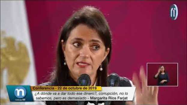 Video ¿a dónde va a dar todo ese dinero?, corrupción, no lo sabemos, pero es demasiado em Portuguese