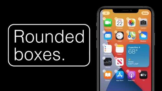 Video iOS 14: More Rounded Boxes Than Ever Before su italiano