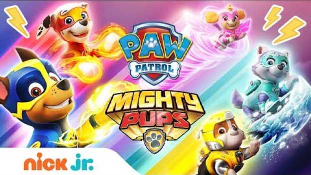 Video Meet the Mighty Pups Ft. Chase, Rubble, Skye & More!  🐾 PAW Patrol | PAW Patrol | Nick Jr. em Portuguese