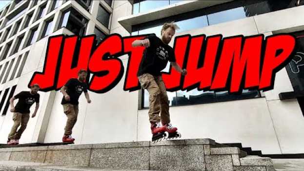 Video How to JUMP YOUR FIRST GAPS (It's all in your mind) | NN Dragon frame + FR1 Red | Rollerblading em Portuguese