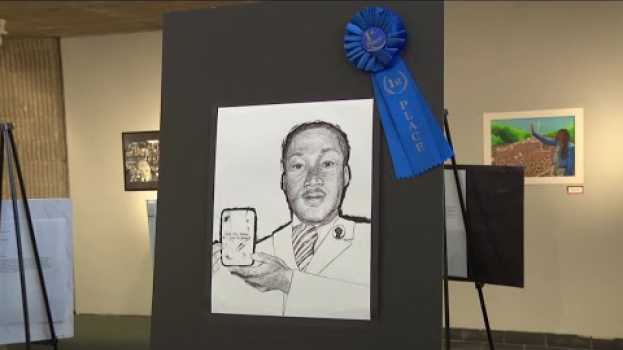 Video Student art contest expresses the dream of Martin Luther King Jr. en français