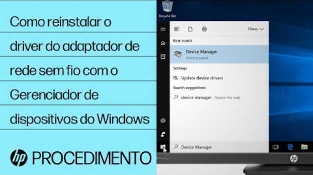 Video Como reinstalar o driver do adaptador de rede sem fio com o Gerenciador de dispositivos do Windows en français