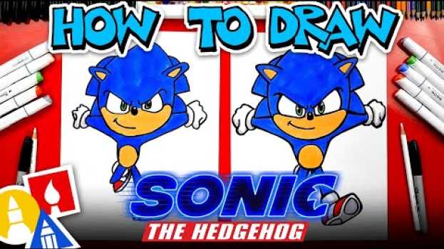Видео How To Draw Sonic From Sonic The Hedgehog Movie на русском