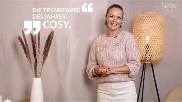 Video Die Trendfarbe des Jahres Cosy | 2022 | Eva Brenner hat die Wandfarbe Cosy gestrichen em Portuguese
