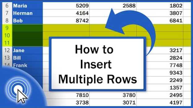 Video How to Insert Multiple Rows in Excel (The Simplest Way) em Portuguese