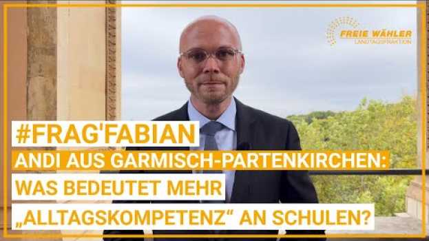 Video #FRAGFABIAN Spezial mit Kultusminister Prof. Dr. Michael Piazolo na Polish