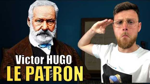 Video Victor HUGO : LE PATRON de la littérature française em Portuguese