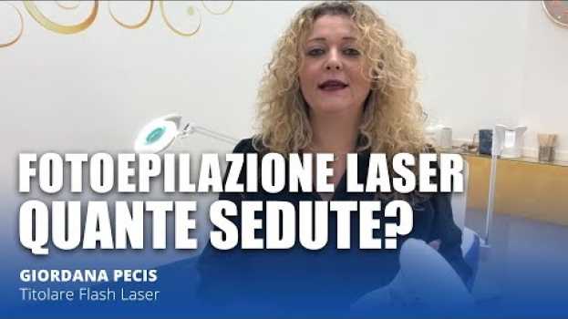 Video Fotoepilazione Laser, quante sedute servono per essere permanente? em Portuguese