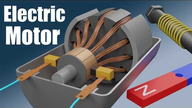 Video How does an Electric Motor work?  (DC Motor) en français