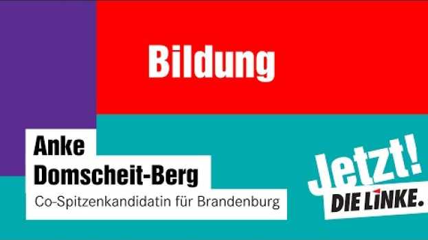 Video BTW21: Anke Domscheit-Berg zu Bildung im Wahlprogramm DIE LINKE in Deutsch