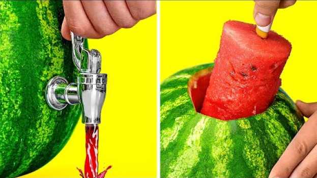 Video ARE YOU READY TO PARTY? || Awesome Hacks To Rock Any Party And DIY Watermelon Tricks By 123 GO! BOYS su italiano