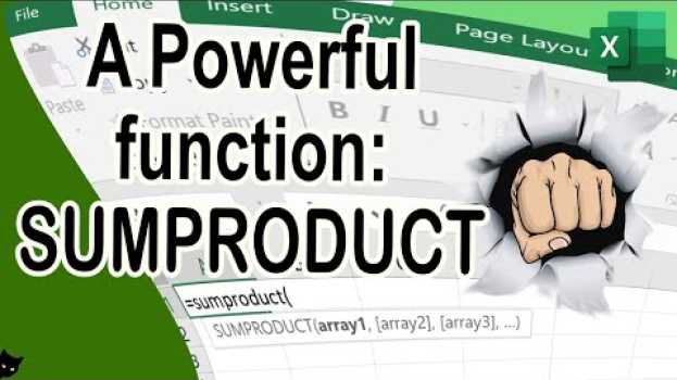 Видео SUMPRODUCT is a versatile function with many uses and flexibility. на русском