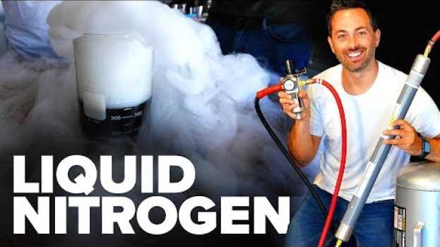 Video Making Liquid Nitrogen From Scratch! in Deutsch