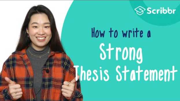 Video How to Write a STRONG Thesis Statement | Scribbr 🎓 em Portuguese