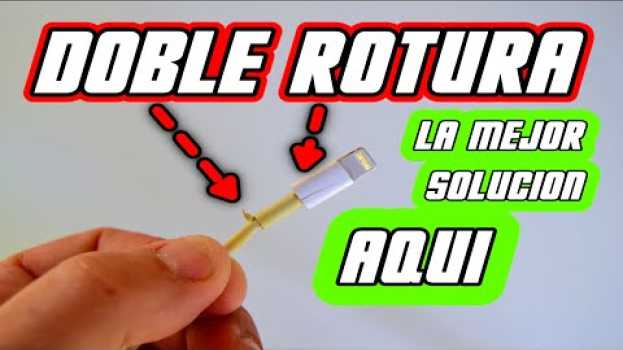 Video 🧢 Como REPARAR cable iphone 👉 PARA SIEMPRE !! su italiano