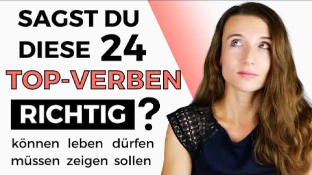 Video Kannst du diese 24 deutschen TOP-VERBEN richtig sagen? - Deutsche Aussprache lernen na Polish