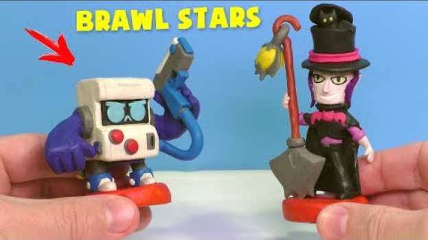 Video Brawl Stars - МОРТИС и 8-БИТ | Бравл Старс из пластилина in English