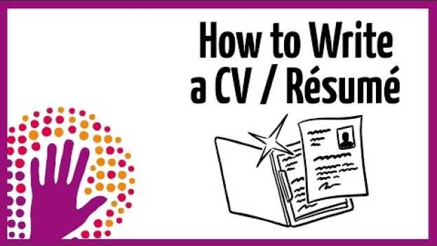 Video How to Write a Resume for a Job Application in English