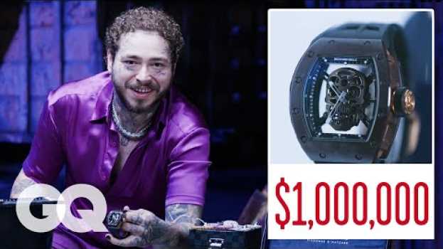 Video Post Malone Shows Off His Insane Jewelry Collection Part 2 | On the Rocks | GQ su italiano