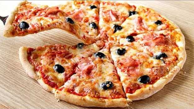 Видео Cómo hacer PIZZA CASERA RÁPIDA con masa de pizza sin reposo на русском