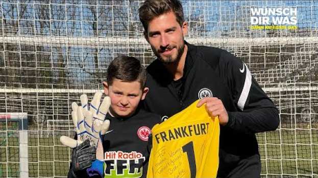 Video Wünsch Dir Was, dann kriegste das: Torwarttraining mit Kevin Trapp von Eintracht Frankfurt en français