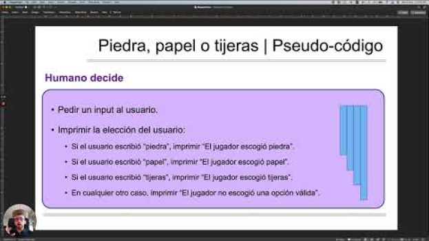 Video 3.2 Piedra, papel o tijeras- Aprende Python con Miniproyectos - Miniproyecto 3 en français