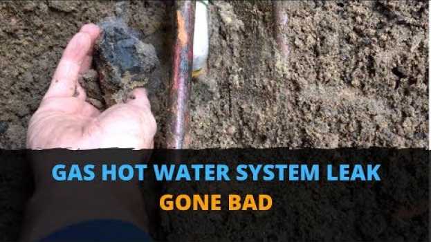 Video Gas Hot Water System Leak Gone Bad. You Need to See This em Portuguese