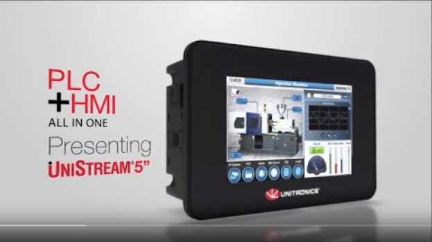 Video UniStream 5: PLC + HMI + I/O w jednym sterowniku Unitronics su italiano