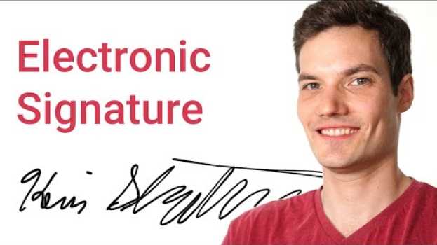 Video How to make Electronic Signature su italiano