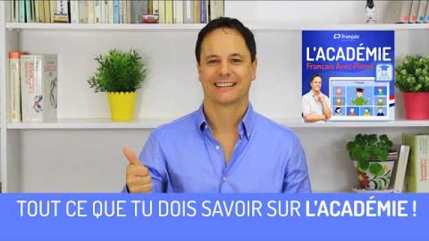 Video L'Académie Français avec Pierre 🎓😍🎓😜🎓 em Portuguese