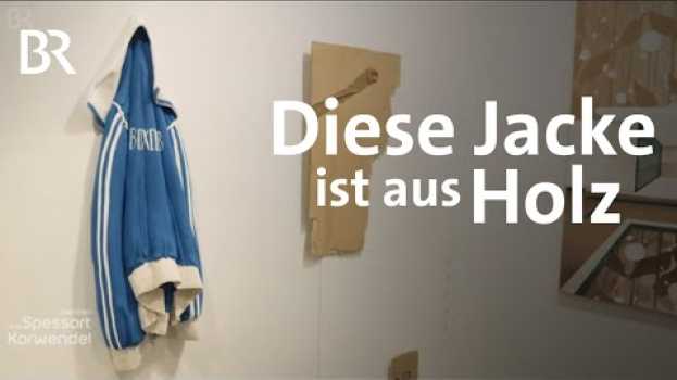 Video Kleidungsstücke aus Holz als Kunstwerke: Holzbildhauerin Jessi Strixner | BR na Polish