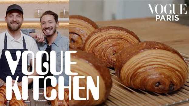 Video Cédric Grolet shares his pain au chocolat recipe from his boulangerie in Opéra | Vogue Paris em Portuguese