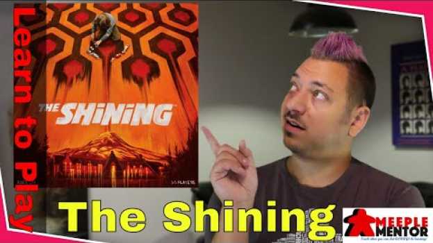 Video Learn to Play The Shining board game em Portuguese