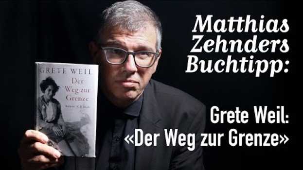 Video Mein 132. Buchtipp: «Der Weg zur Grenze» von Grete Weil in English